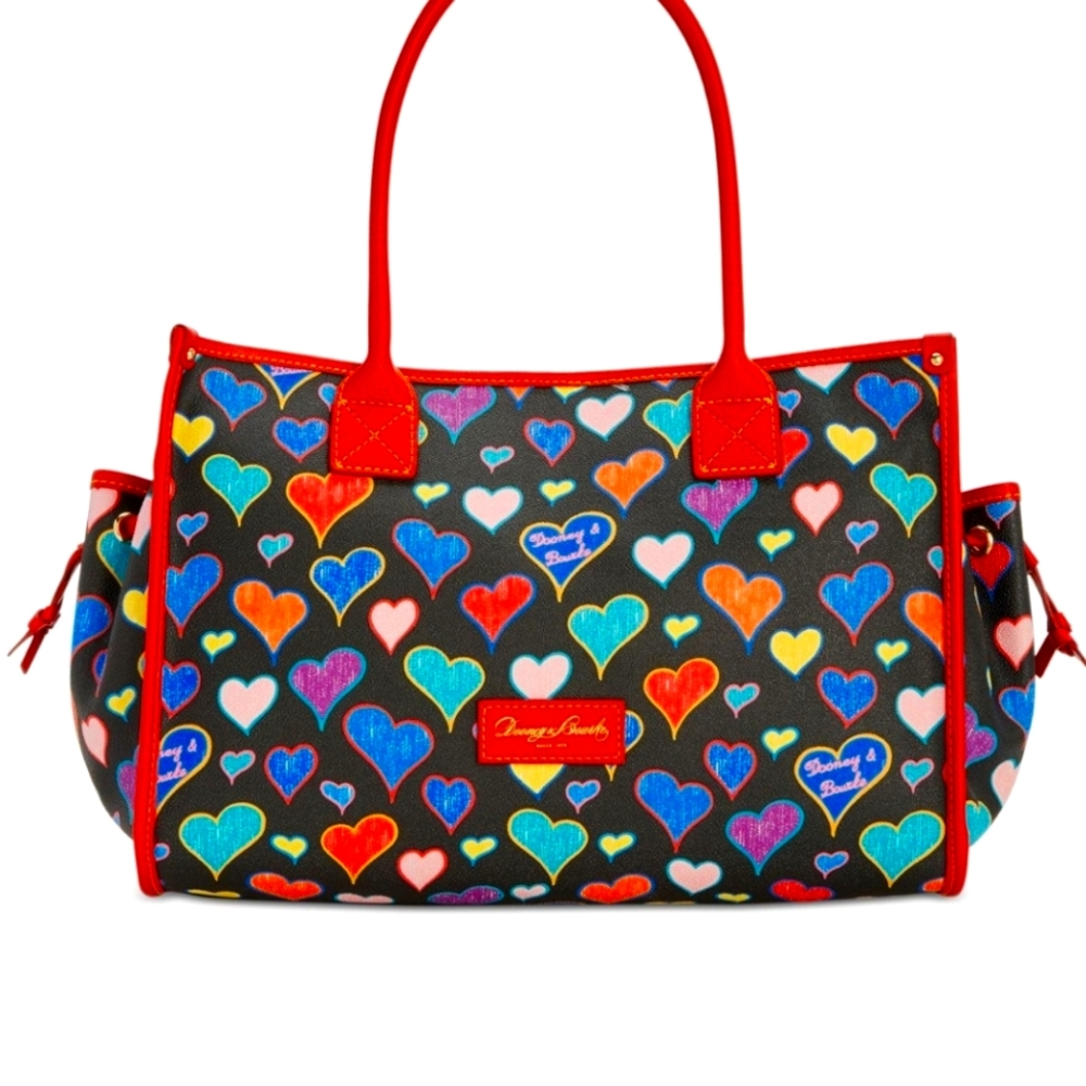 Dooney & Bourke Heart Scribble Satchel